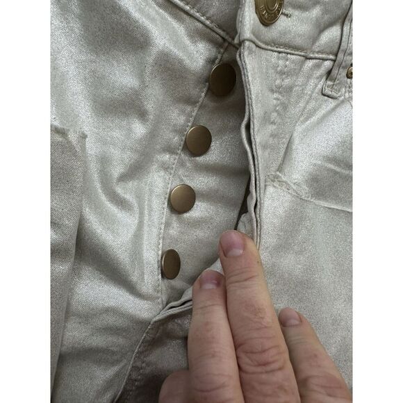 Kut from the Kloth "Charlize" High Rise Cigarette Leg-Champagne Sz 14 KP1738MA4 - Picture 2 of 7